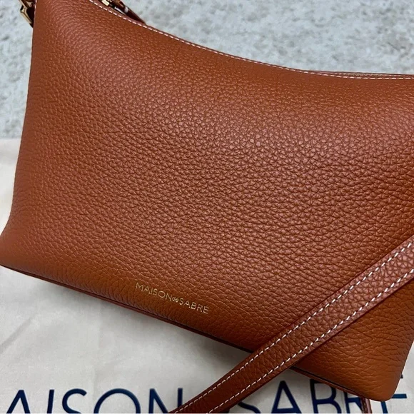 MAISON de SABRÉ small leather soft hobo - Picture 12 of 16